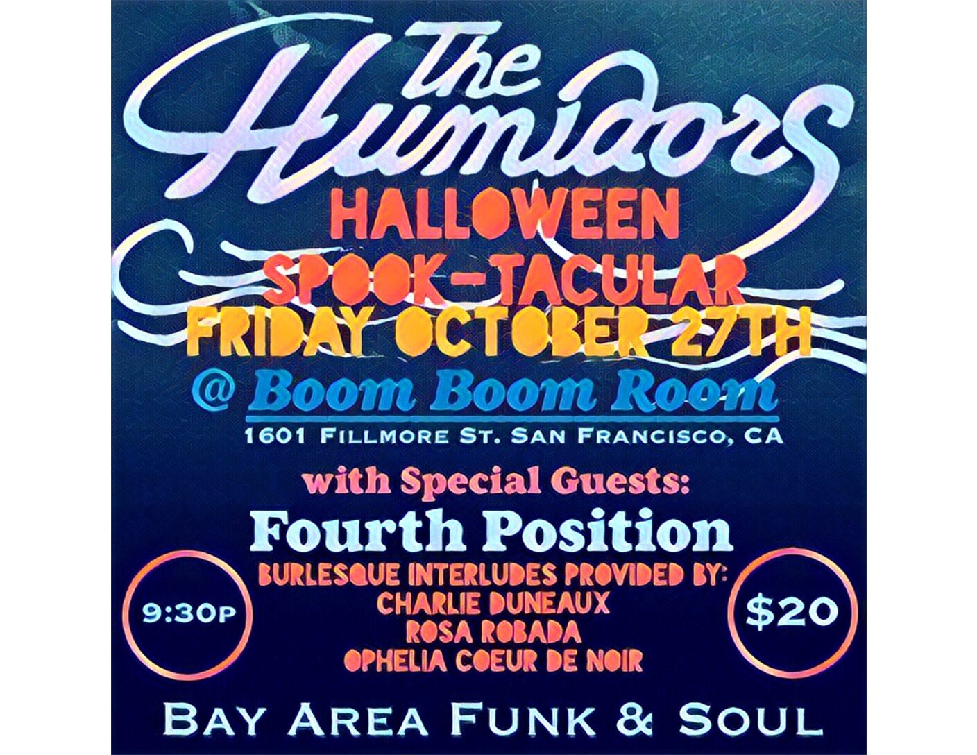 Tori Roze JOINS Bay Area Funk & Soul Band – The Humidors!!!